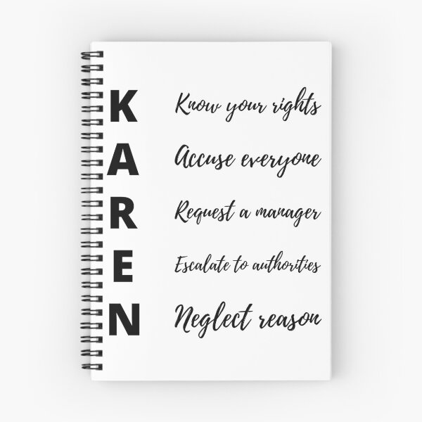 Item preview, KAREN designed and sold by BadJokesClub.