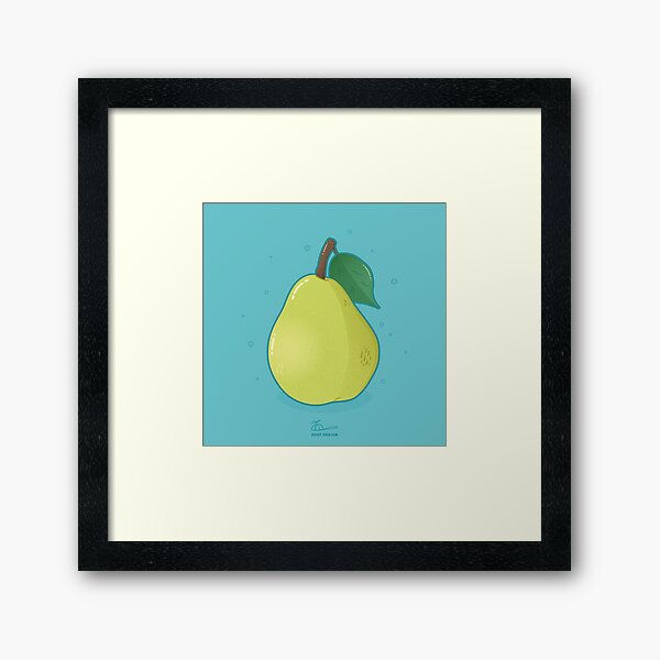 Pear Framed Art Print