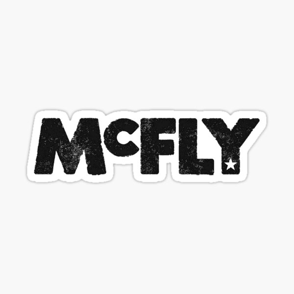 McFly Logo (black) Sticker
