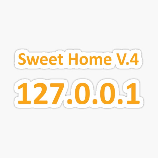 Sweet Home Localhost Sticker