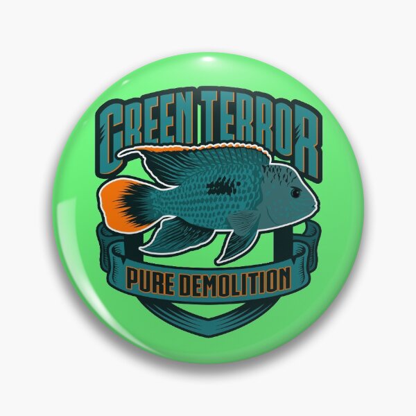 Item preview, Green Terror - Andinoacara rivulatus Cichlid Aquarium Fish designed and sold by TheAplus.