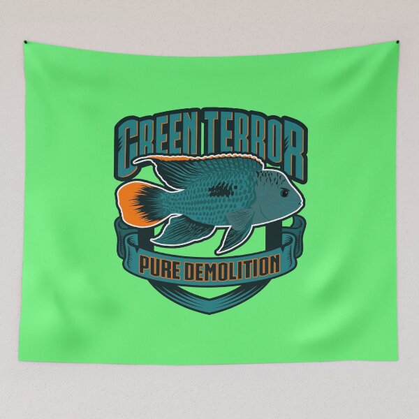 Item preview, Green Terror - Andinoacara rivulatus Cichlid Aquarium Fish designed and sold by TheAplus.