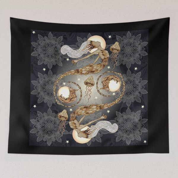 Item preview, Mermaids and Moons designed and sold by nocturne-design.