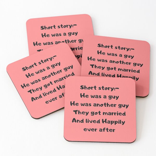 Item preview, Short story- He was a guy, he was another guy, they got married, and lived happily ever after (cute gay love story)  designed and sold by Sujitmone.
