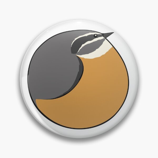 Item preview, Red-breasted Nuthatch, Bird Ball designed and sold by conscript.