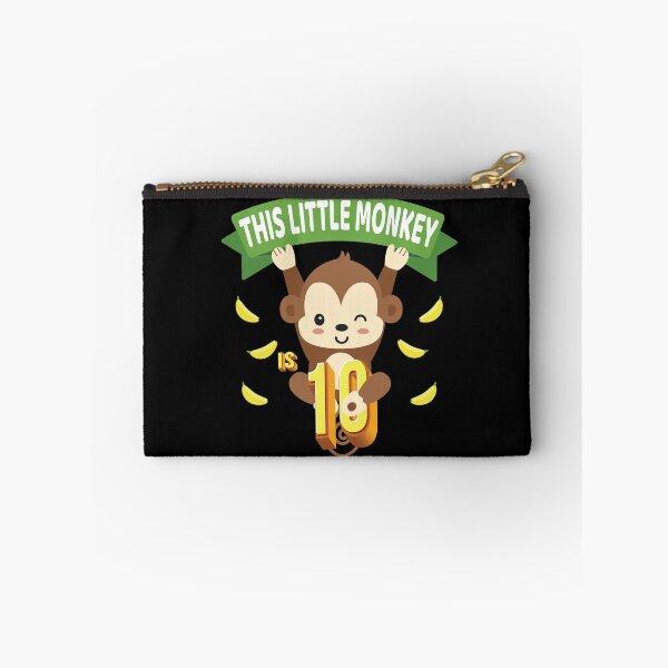 Item preview, This Little Monkey Is 10 Years Old Kid 10th Birthday Monkeys design designed and sold by Grabitees.