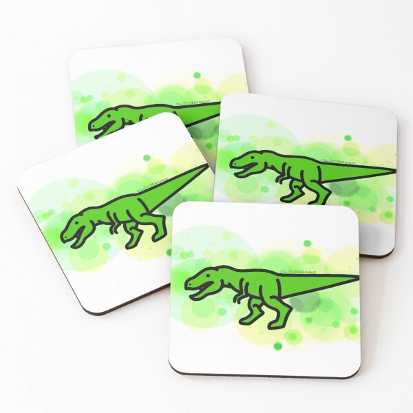 Item preview, Green T-Rex Rainbow Dinosaurs Series  designed and sold by CelticDragoness.