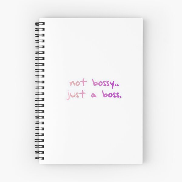 Item preview, Not bossy, just a boss designed and sold by woahhitsbritt.