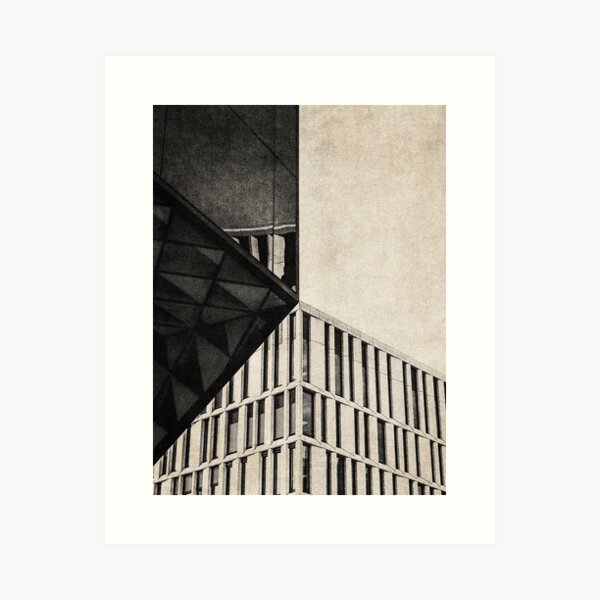 NOIR CITY / Aligned Art Print