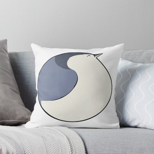 Aperçu de l'œuvre  Sittelle à poitrine blanche de dessin animé à la recherche de bonne humeur. C'est presque comme un symbole yin yang. Si vous aimez celui-ci créée et vendue par conscript.