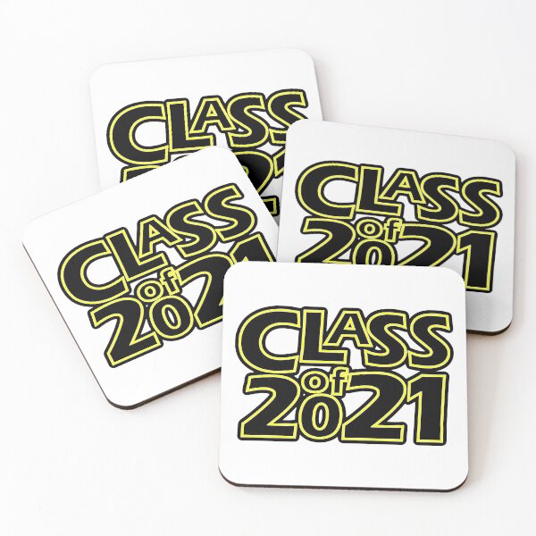 Item preview, Grad Class of 2021 Black with a Bright Yellow Border designed and sold by gkillerb.