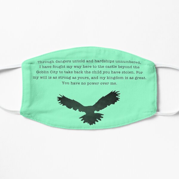 Through dangers untold... Flat Mask