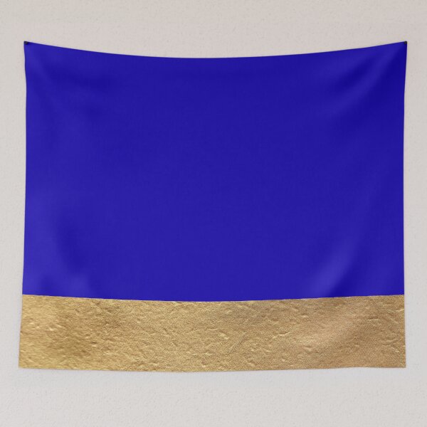 Item preview, Color Block Gold and Blue designed and sold by caitlinworkman.