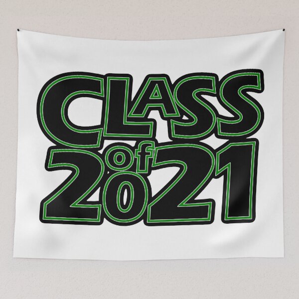 Item preview, Grad Class of 2021 Black with a Dark Green Border designed and sold by gkillerb.