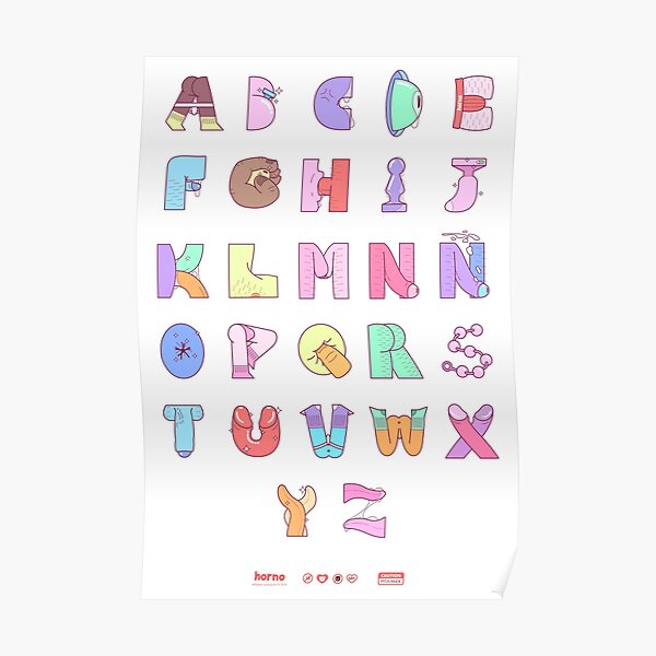 " b" Poster for Sale by horno | Redbubble