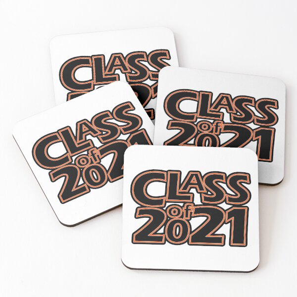 Item preview, Grad Class of 2021 Black with a Dark Orange Border designed and sold by gkillerb.