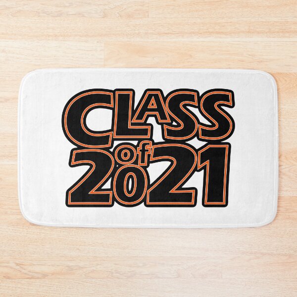 Item preview, Grad Class of 2021 Black with a Dark Orange Border designed and sold by gkillerb.