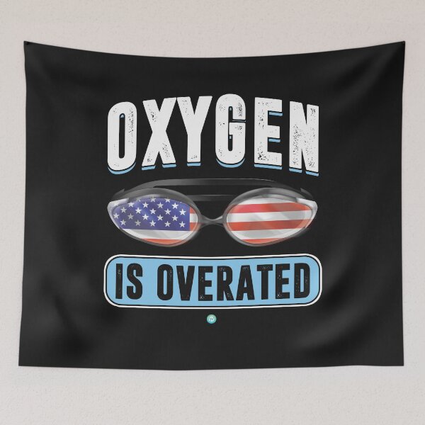 Item preview, SWIMMING: Oxygen is Overated designed and sold by woormle.