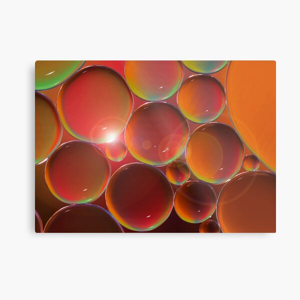 Peach raspberry lemonade Metal Print