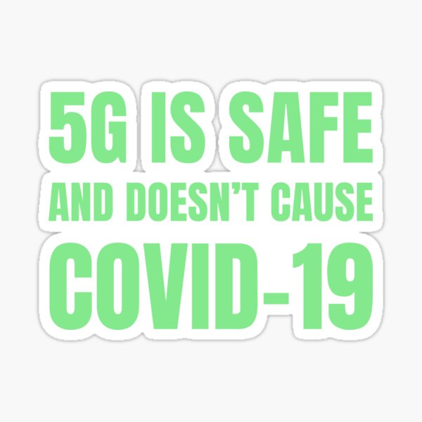 Item preview, 5G is Safe and doesn't cause COVID-19 designed and sold by KNEI.