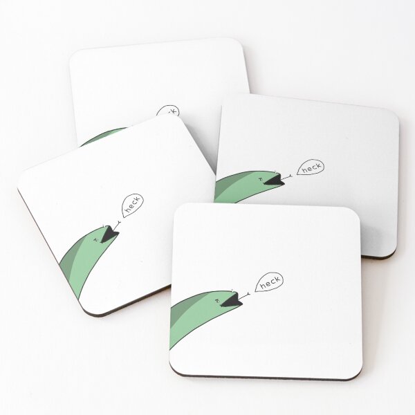 Funny Heck Snake quotes Coasters (Set of 4)