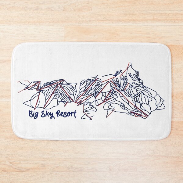 Item preview, Big Sky Resort Trail Map  designed and sold by ChasingGnarnia.