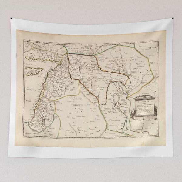 Item preview, Map of the Middle East (1651) designed and sold by allhistory.