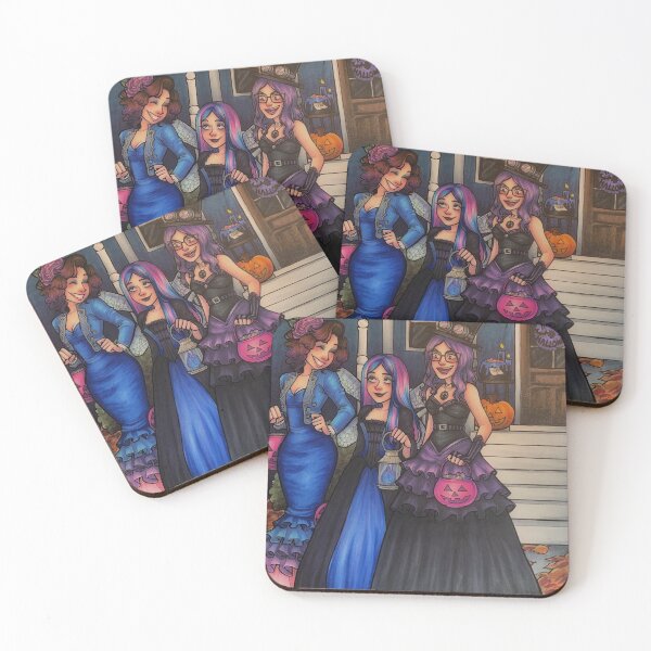 Item preview, Trick or Treating with friends designed and sold by Laurahtje.