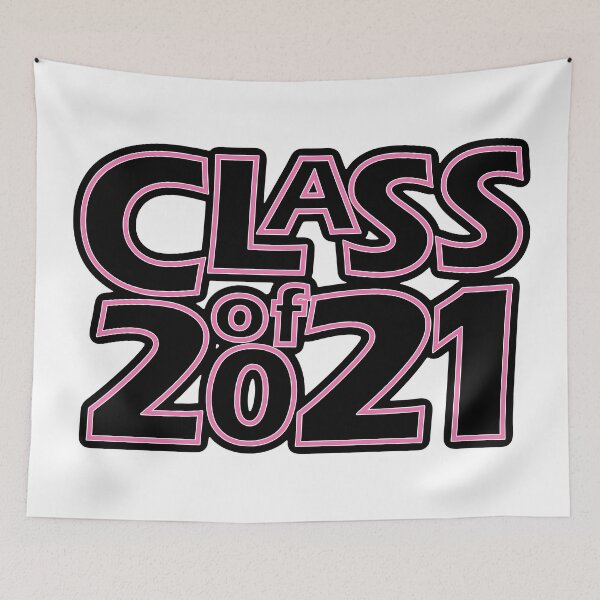Item preview, Grad Class of 2021 Black with a Light Pink Border designed and sold by gkillerb.