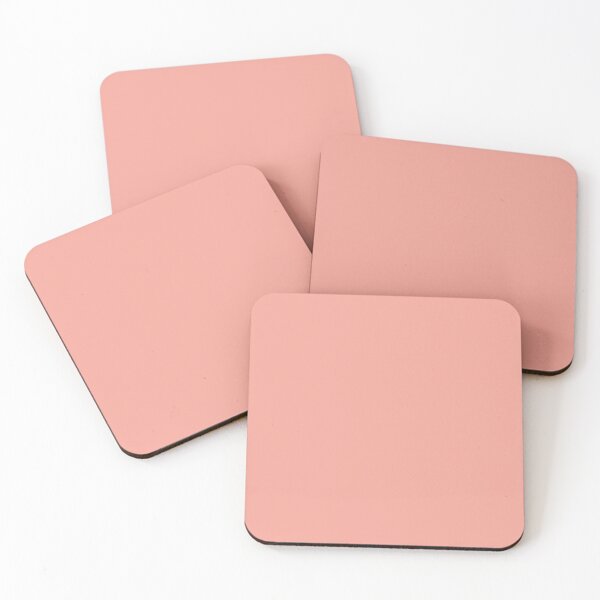 Item preview, Coral Pink Basic Simple Plain designed and sold by Pixelsadots.