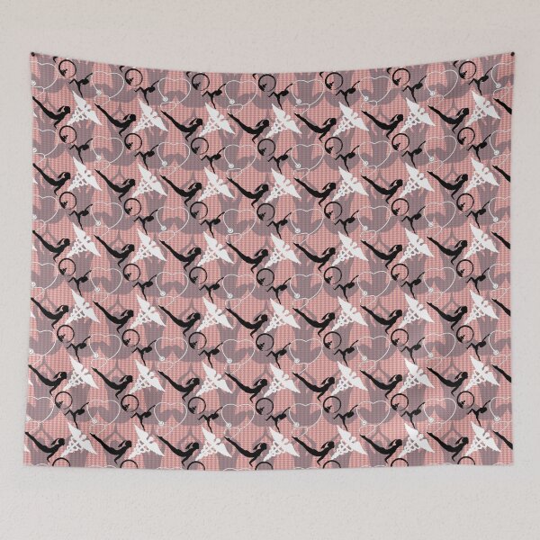 Item preview, Yoga and Nurse Print-All-Over Japanese Patterns 2 designed and sold by VandKay.