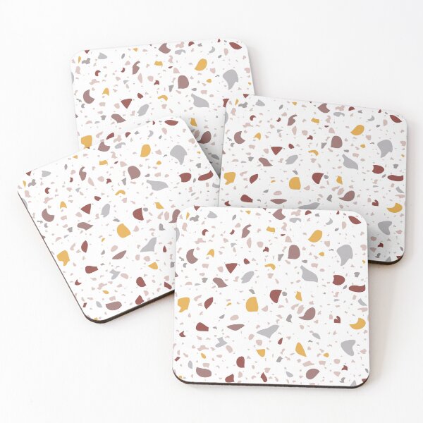 Item preview, Terrazzo Pattern Design with Yellow Details  designed and sold by AgataCreate.