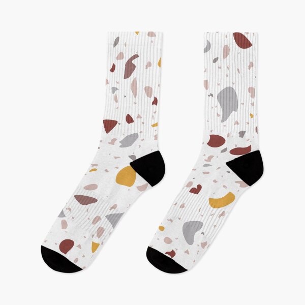 Item preview, Terrazzo Pattern Design with Yellow Details  designed and sold by AgataCreate.