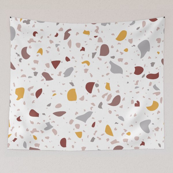 Item preview, Terrazzo Pattern Design with Yellow Details  designed and sold by AgataCreate.