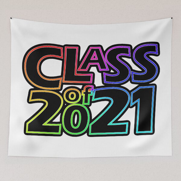 Item preview, Grad Class of 2021 Black with a Rainbow Border designed and sold by gkillerb.