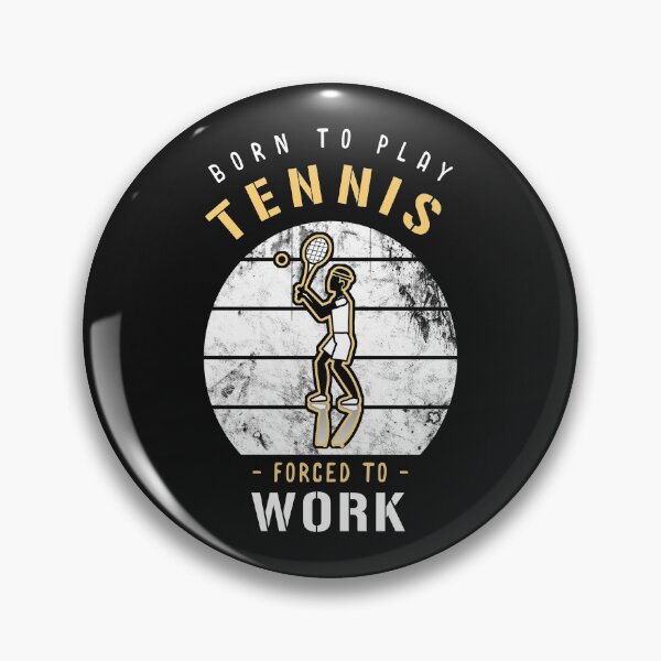Artikelvorschau, Zum Tennis geboren, cooler Spruch, Tennisplatz entworfen und verkauft von Kuma518.