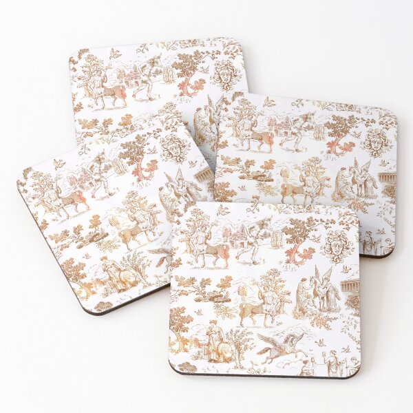 Item preview, Greek Mythology Toile with Centaurs, Minotaurs and Pegasus designed and sold by vinpauld.