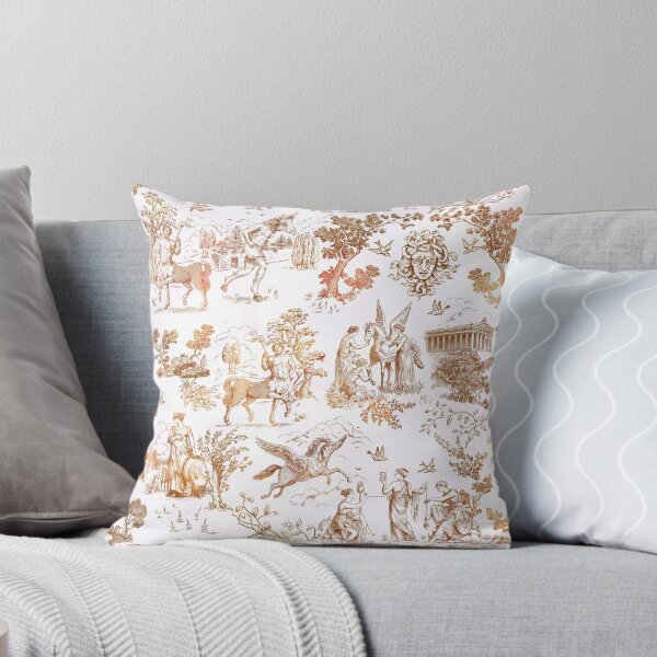 Item preview, Greek Mythology Toile with Centaurs, Minotaurs and Pegasus designed and sold by vinpauld.
