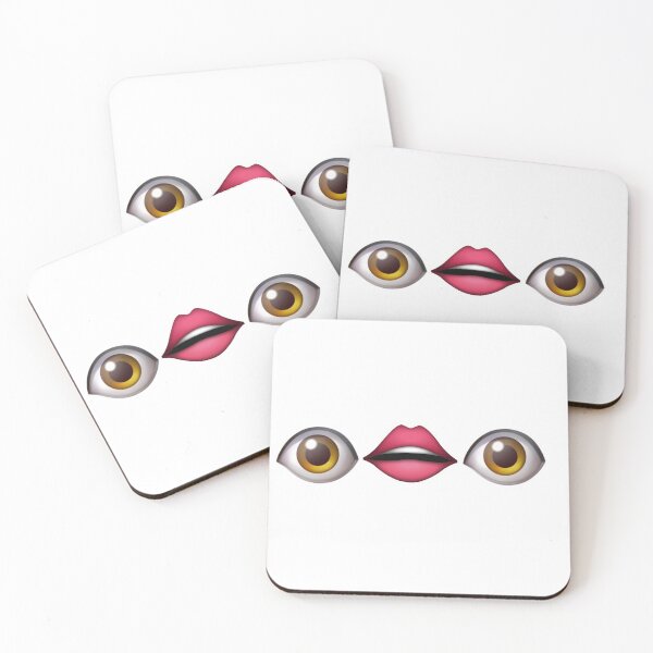 Item preview, Eyes and lips emojis: tiktok comments designed and sold by Sara-tonin.