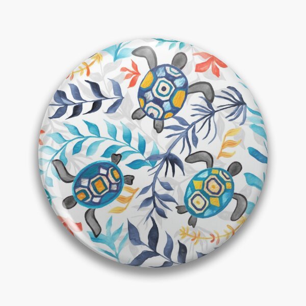 Item preview, Gouache Sea Turtle Serenity designed and sold by TigaTiga.