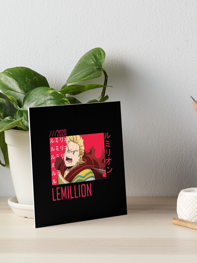 Lemillion Anime Aesthetic Art Board Print By Doomdude Redbubble