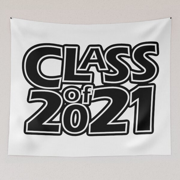 Item preview, Grad Class of 2021 Black with a White Border designed and sold by gkillerb.
