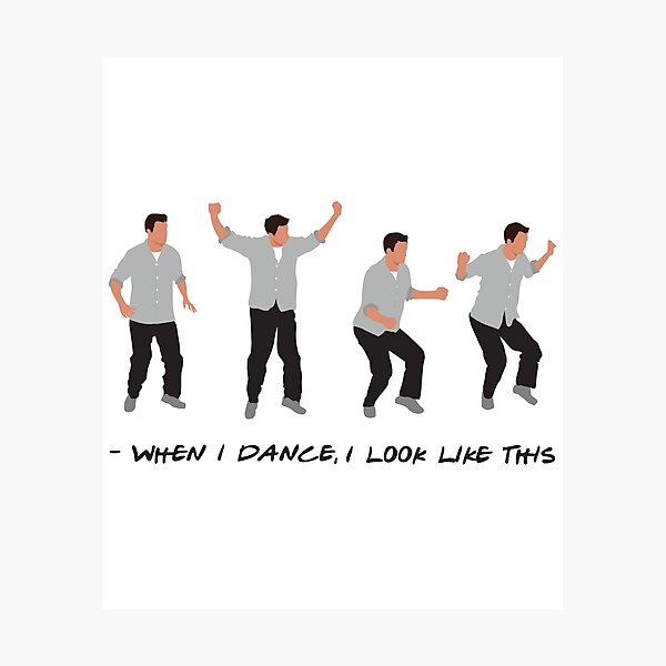 When I dance, I look like this Photographic Print