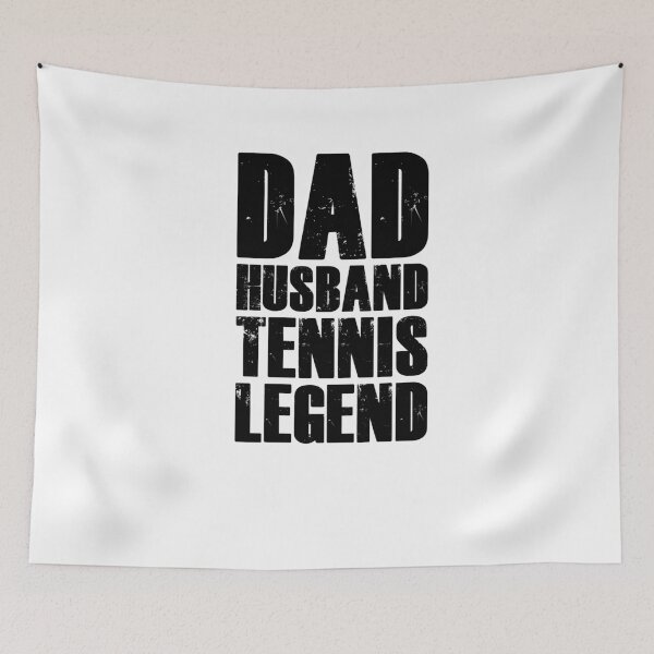 Item preview, Awesome Dad, father, husband, tennis legend design, tennis player fan designed and sold by surfingfun.