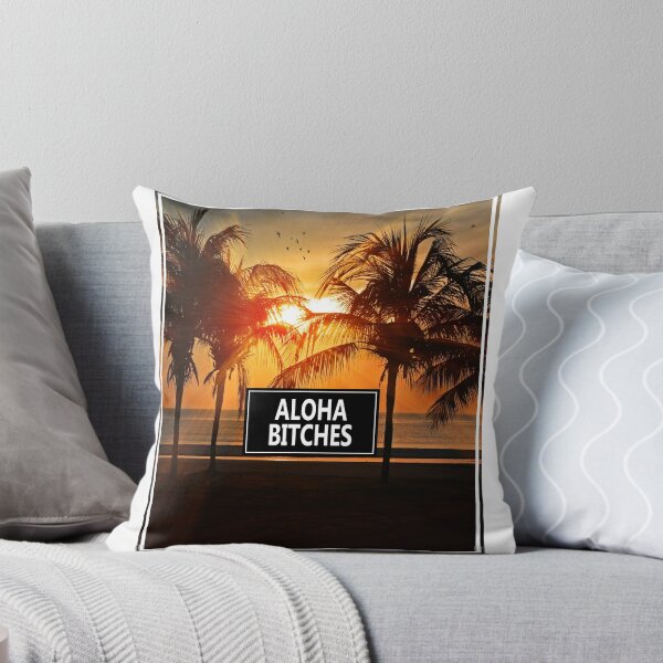 Item preview, Aloha Bitches vintage retro tiku vacation Hawaii designed and sold by DerNerd.