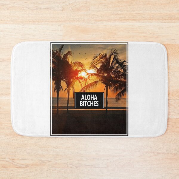 Item preview, Aloha Bitches vintage retro tiku vacation Hawaii designed and sold by DerNerd.