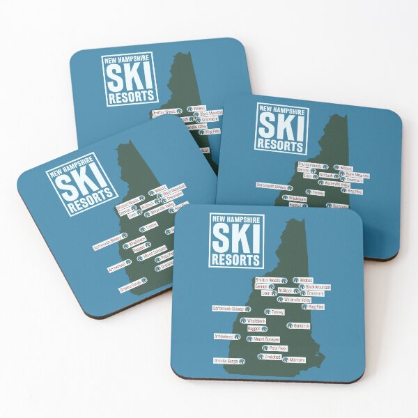 Item preview, The Ski Resorts of New Hampshire designed and sold by ChasingGnarnia.