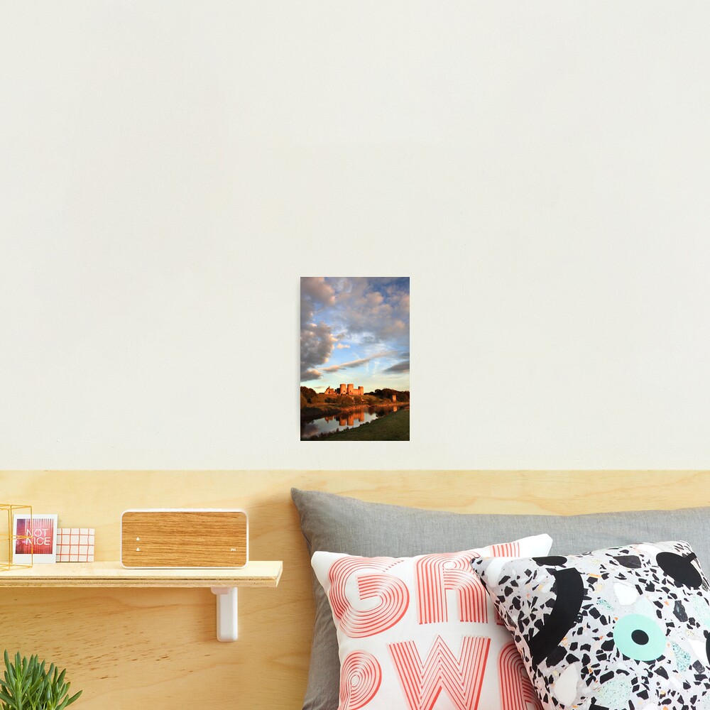 Clouds Over Rhuddlan Castle Photographic Print