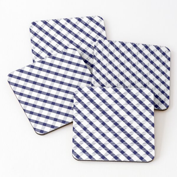 Item preview, Navy Gingham Diagonal designed and sold by eddyscanyon.