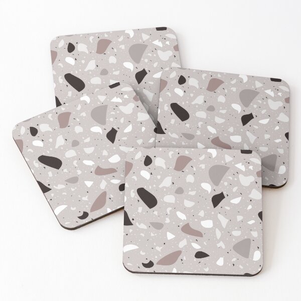 Item preview, Terrazzo Pattern Design Neutral Mood designed and sold by AgataCreate.